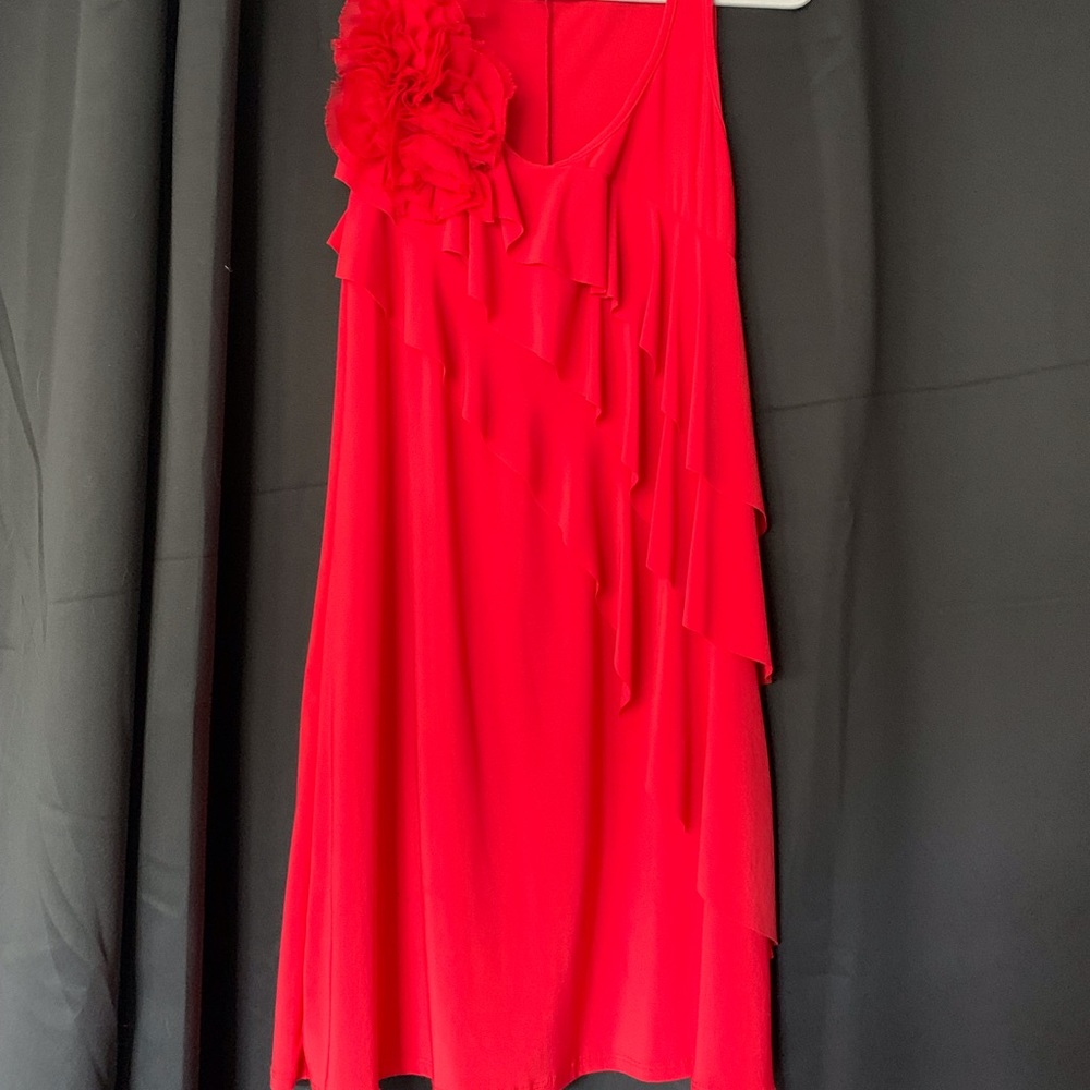 Vintage style red party dress
